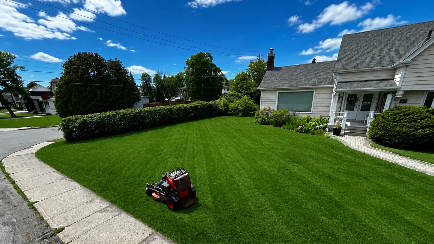 Lawn mowing service Thunder Bay