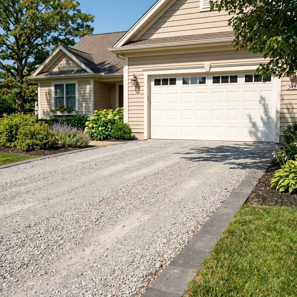 Crusher Fine driveway sample